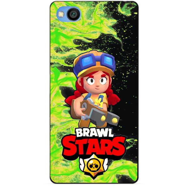 

Силиконовый бампер чехол Candy для Xiaomi Redmi GO с Героем Бравл Старс Джесси