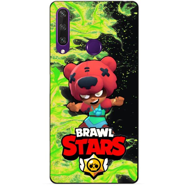

Силиконовый чехол бампер Candy для Huawei Y6p с Героем Brawl Stars Нита