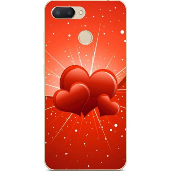 

Чехол силиконовый бампер Candy для Xiaomi Redmi 6 с рисунком Сердца