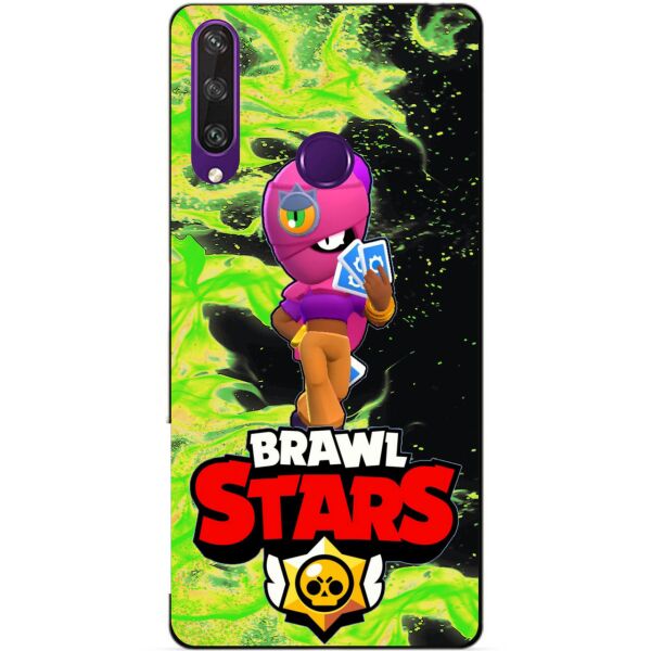

Силиконовый чехол бампер Candy для Huawei Y6p с Героем Brawl Stars Тара