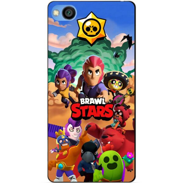 

Силиконовый бампер чехол Candy для Xiaomi Redmi GO с рисунком Brawl Stars