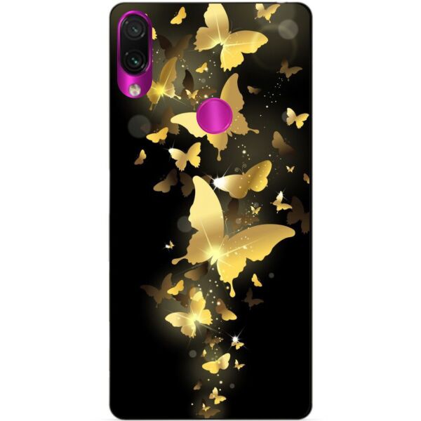 

Чехол силиконовый Candy для Xiaomi Redmi Note 7 Золотые бабочки