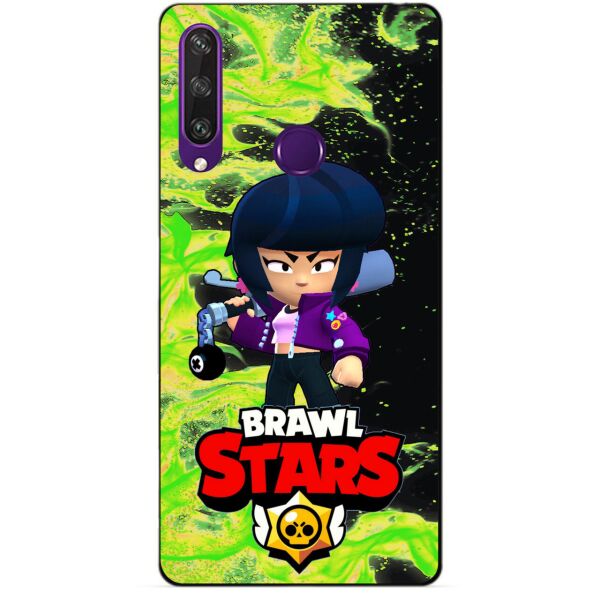 

Силиконовый чехол бампер Candy для Huawei Y6p с Героем Бравл Старс Биби