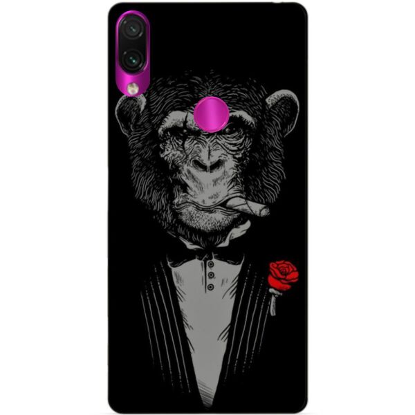 

Чехол силиконовый Candy для Xiaomi Redmi Note 7 Обезьяна с сигарой