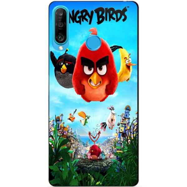 

Силиконовый бампер чехол Candy для Huawei P30 Lite с рисунком Angry Birds