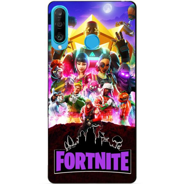

Силиконовый бампер чехол Candy для Huawei P30 Lite с рисунком Fortnite