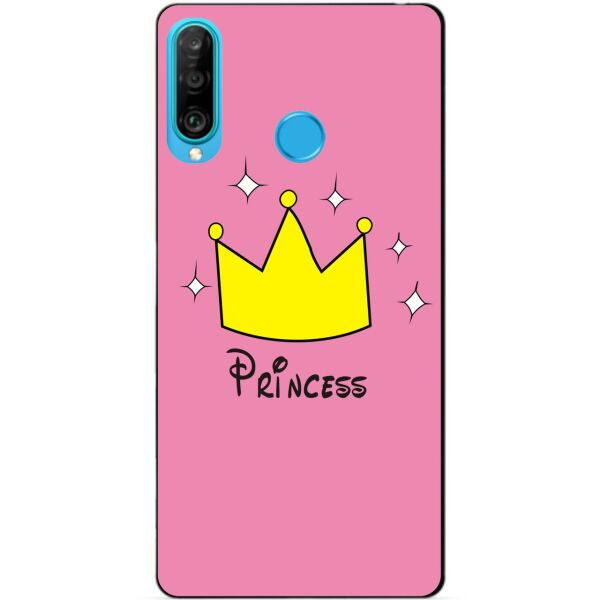 

Силиконовый бампер чехол Candy для Huawei P30 Lite с рисунком Princess