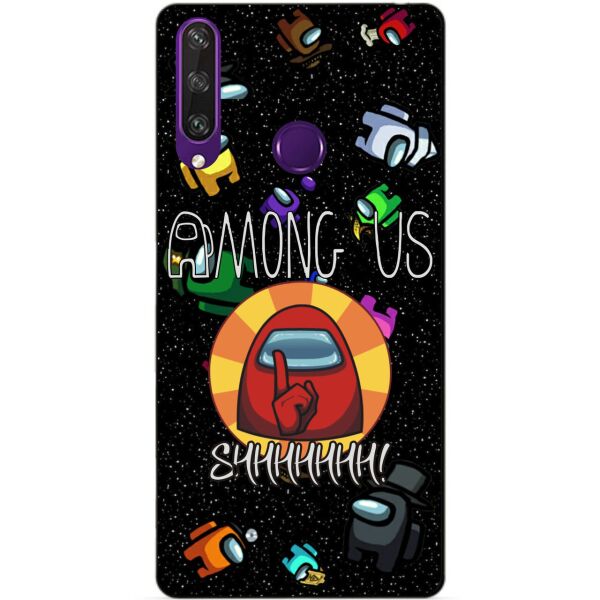 

Силиконовый чехол бампер Candy для Huawei Y6p с рисунком Among Us