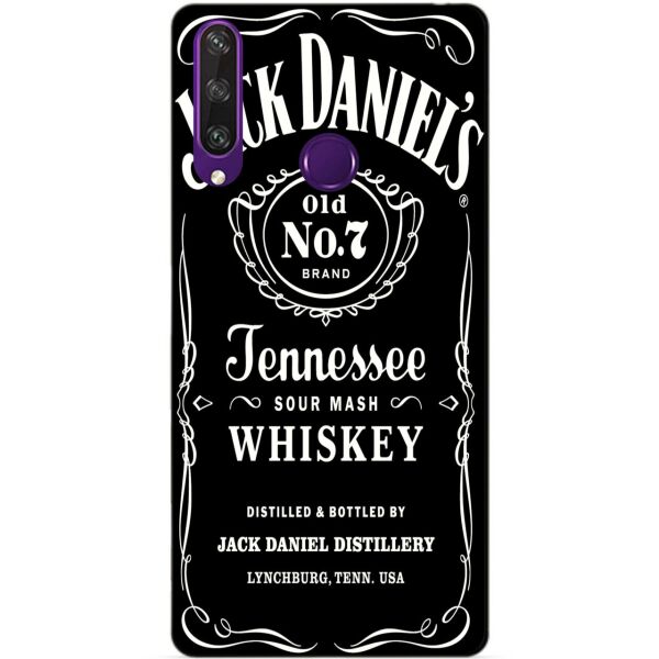 

Силиконовый чехол бампер Candy для Huawei Y6p с рисунком Jack Daniels