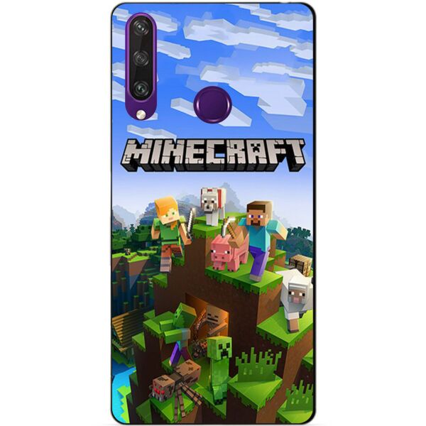 

Силиконовый чехол бампер Candy для Huawei Y6p с рисунком Minacraft