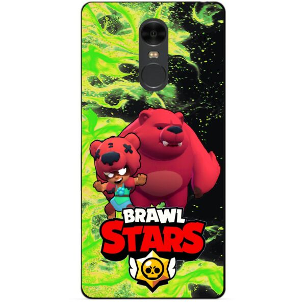 

Силиконовый бампер чехол Candy для Xiaomi Redmi Note 4 с Героем Бравл Старс Нита Мишка
