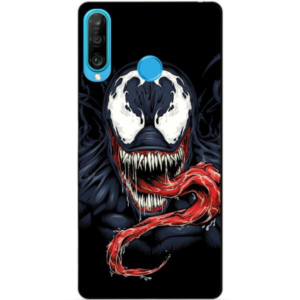 

Силиконовый бампер чехол Candy для Huawei P30 Lite с рисунком Веном