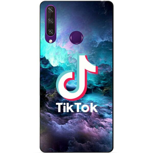 

Силиконовый чехол бампер Candy для Huawei Y6p с рисунком Tik Tok