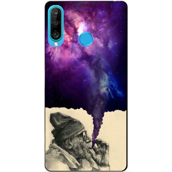 

Силиконовый бампер чехол Candy для Huawei P30 Lite с рисунком Дед