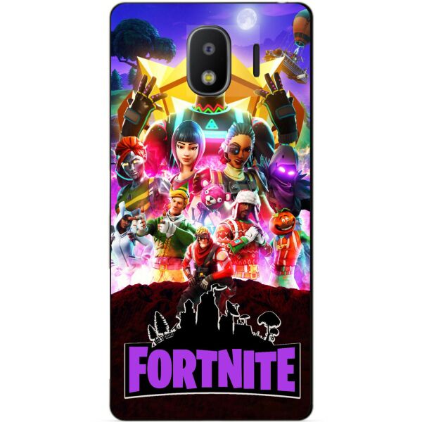 

Силиконовый бампер чехол Candy для Samsung J2 Core Galaxy J260 рисунком Fortnite