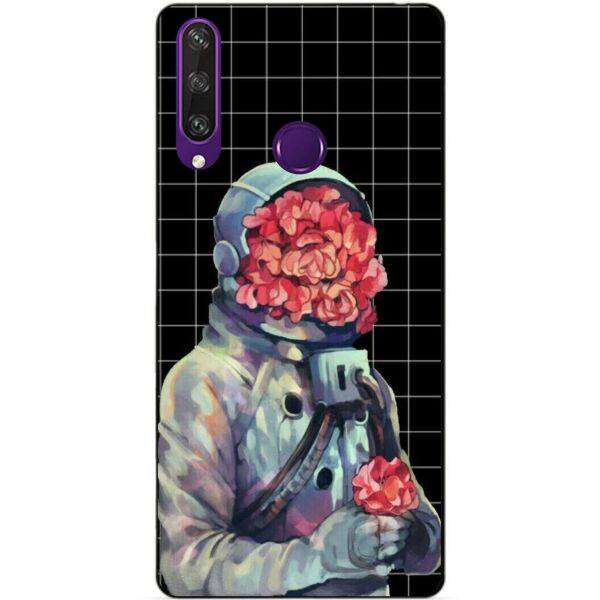 

Силиконовый чехол бампер Candy для Huawei Y6p с рисунком Букет