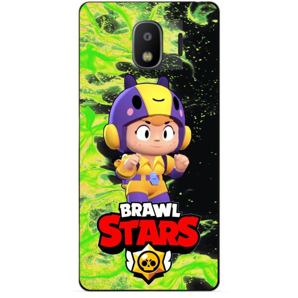 

Силиконовый бампер чехол Candy для Samsung J2 Core Galaxy J260 с Героем Brawl Stars Беа