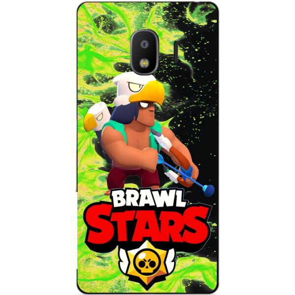 

Силиконовый бампер чехол Candy для Samsung J2 Core Galaxy J260 с Героем Brawl Stars Бо