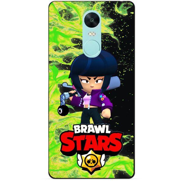 

Силиконовый бампер чехол Candy для Xiaomi Redmi Note 4x с Героем Бравл Старс Биби