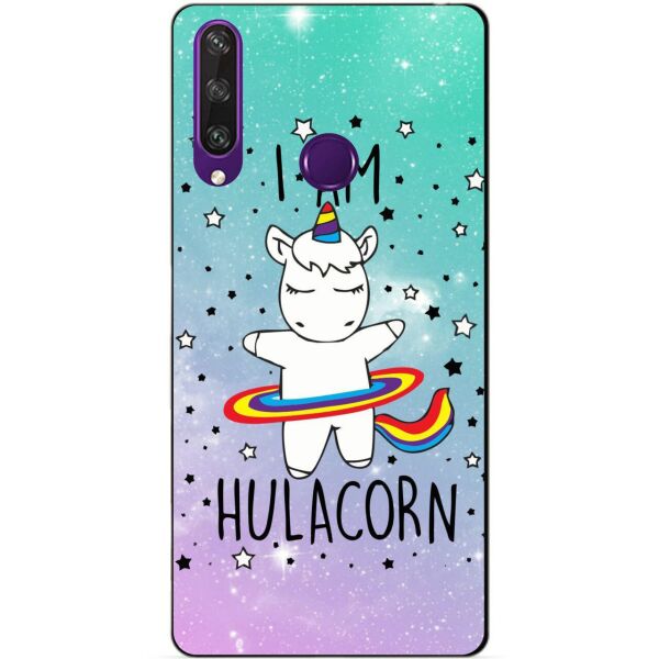 

Силиконовый чехол бампер Candy для Huawei Y6p с рисунком Единорог