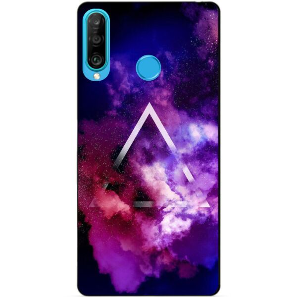 

Силиконовый бампер чехол Candy для Huawei P30 Lite с рисунком Космос