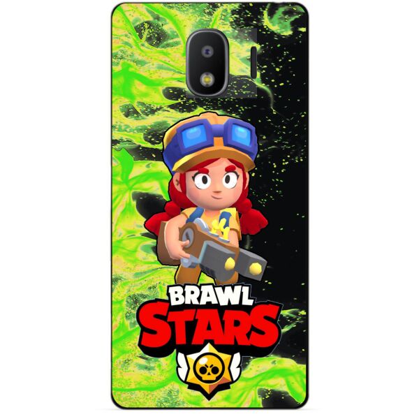 

Силиконовый бампер чехол Candy для Samsung J2 Core Galaxy J260 с Героем Brawl Stars Джесси