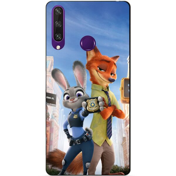 

Силиконовый чехол бампер Candy для Huawei Y6p с рисунком Зверополис