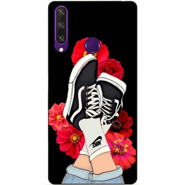 

Силиконовый чехол бампер Candy для Huawei Y6p с рисунком Кеды