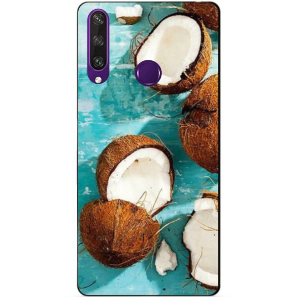 

Силиконовый чехол бампер Candy для Huawei Y6p с рисунком Кокосы