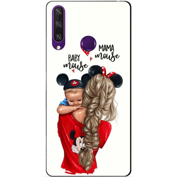 

Силиконовый чехол бампер Candy для Huawei Y6p с рисунком Мама и малыш