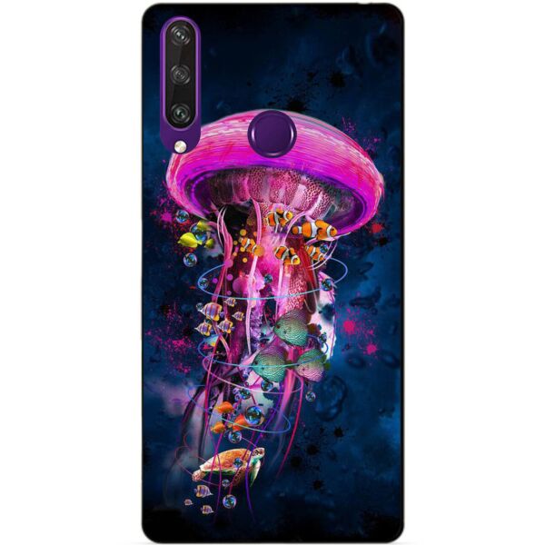 

Силиконовый чехол бампер Candy для Huawei Y6p с рисунком Медуза