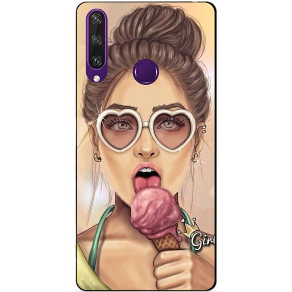 

Силиконовый чехол бампер Candy для Huawei Y6p с рисунком Мороженое