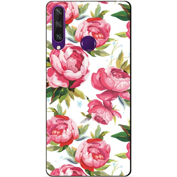 

Силиконовый чехол бампер Candy для Huawei Y6p с рисунком Пионы