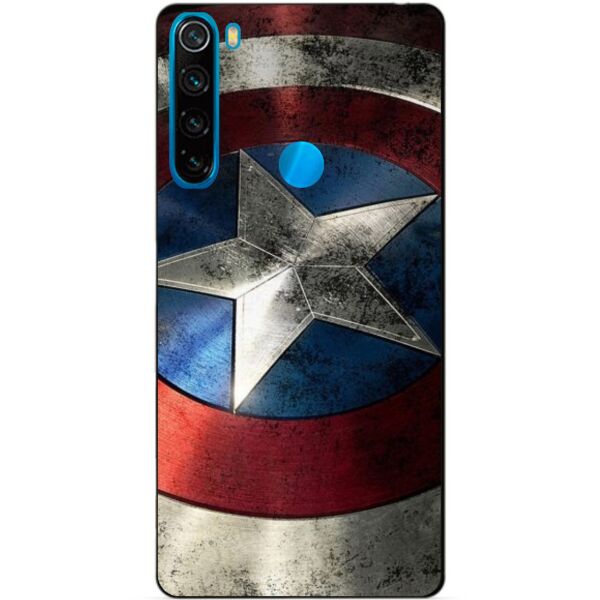 

Чехол силиконовый Candy для Xiaomi Redmi Note 8 с рисунком Капитан Америка