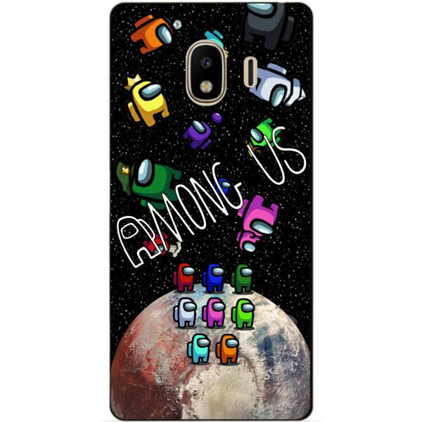 

Силиконовый бампер чехол Candy для Samsung J2 Core Galaxy J260 с рисунком Амонг Ас