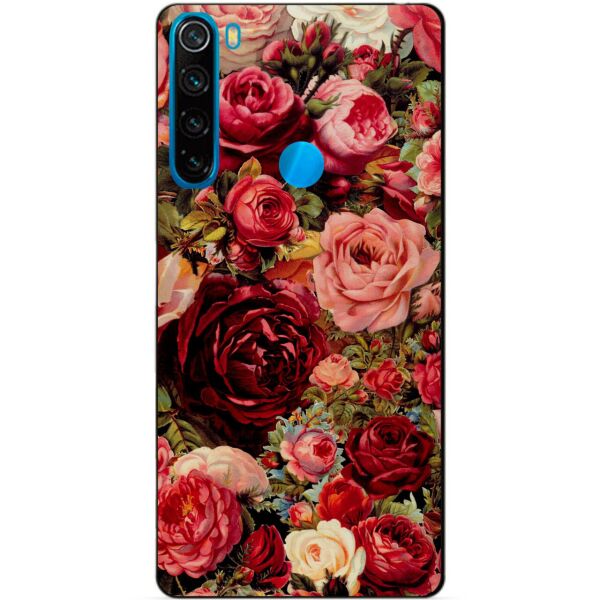 

Чехол силиконовый Candy для Xiaomi Redmi Note 8 с рисунком Красные розы