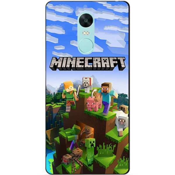 

Силиконовый бампер чехол Candy для Xiaomi Redmi Note 4x с рисунком Minecraft
