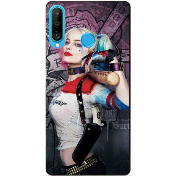 

Силиконовый бампер чехол Candy для Huawei P30 Lite с рисунком Харли Квинн