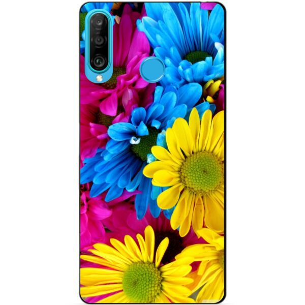 

Силиконовый бампер чехол Candy для Huawei P30 Lite с рисунком Хризантемы