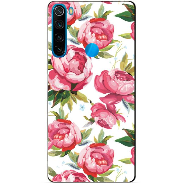

Чехол силиконовый Candy для Xiaomi Redmi Note 8 с рисунком Пионы