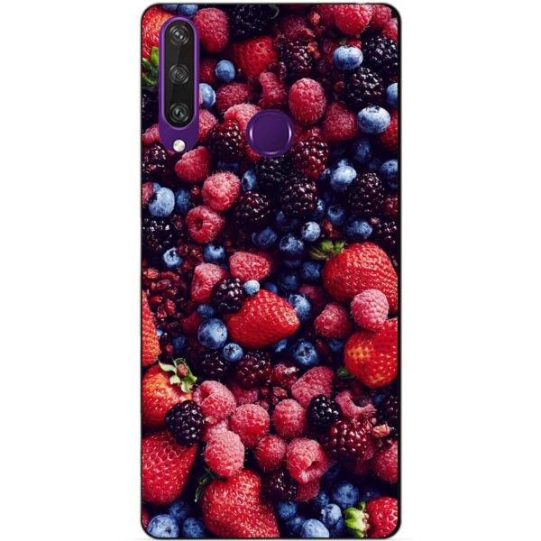 

Силиконовый чехол бампер Candy для Huawei Y6p с рисунком Ягоды