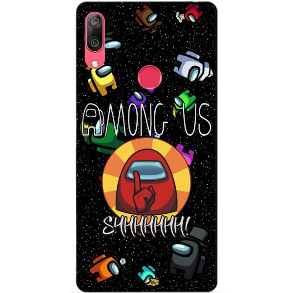 

Силиконовый чехол бампер Candy для Huawei Y7 2019 с рисунком Among Us