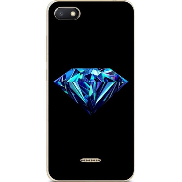 

Бампер силиконовый Candy для Xiaomi Redmi 6a Синий Алмаз
