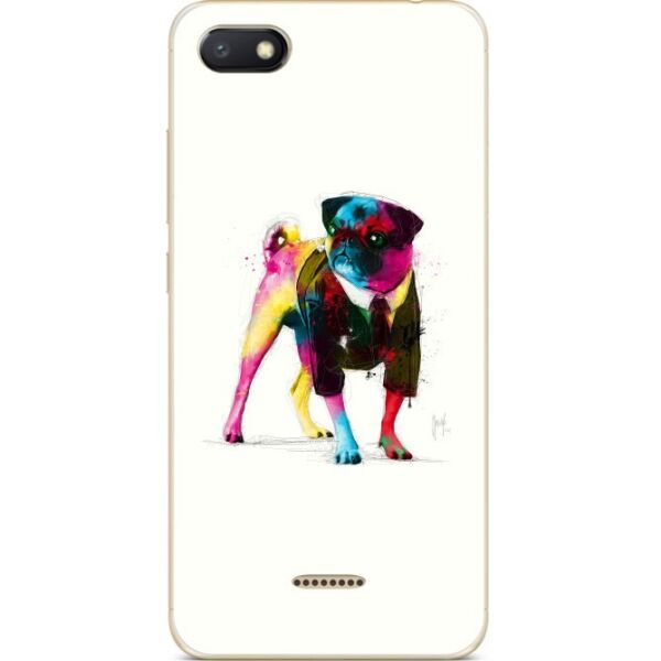 

Бампер силиконовый Candy для Xiaomi Redmi 6a Цветной мопс