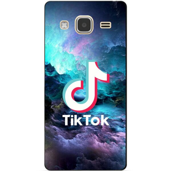 

Силиконовый бампер чехол Candy для Samsung J3 2016 Galaxy J300 J320 с рисунком Tik Tok