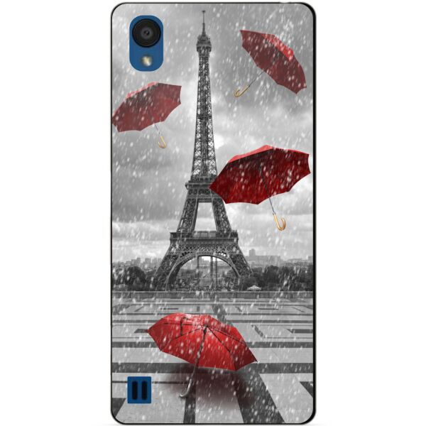 

Чехол силиконовый Candy для ZTE Blade A5 2019 с рисунком Дождь в Париже