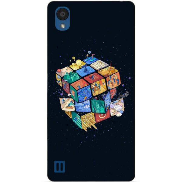 

Чехол силиконовый Candy для ZTE Blade A5 2019 с рисунком Кубик Рубика