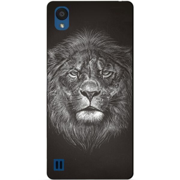 

Чехол силиконовый Candy для ZTE Blade A5 2019 с рисунком Лев мелом