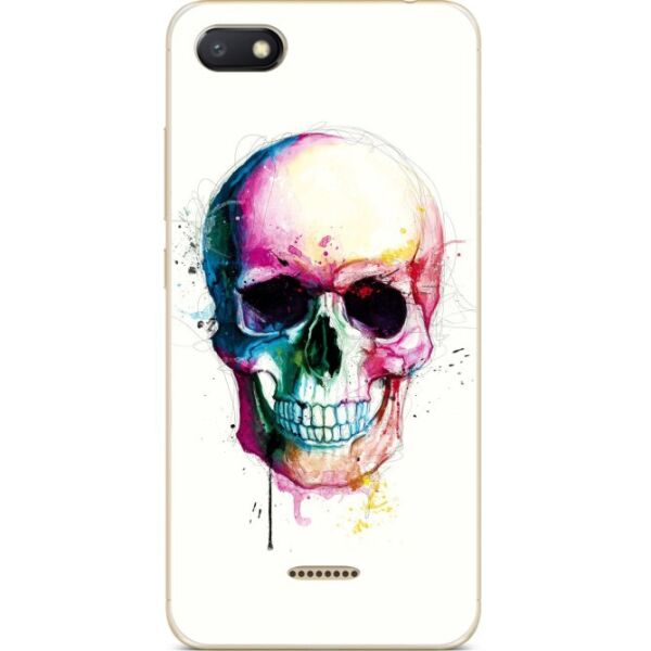 

Силиконовый бампер Candy для Xiaomi Redmi 6a Череп акварель