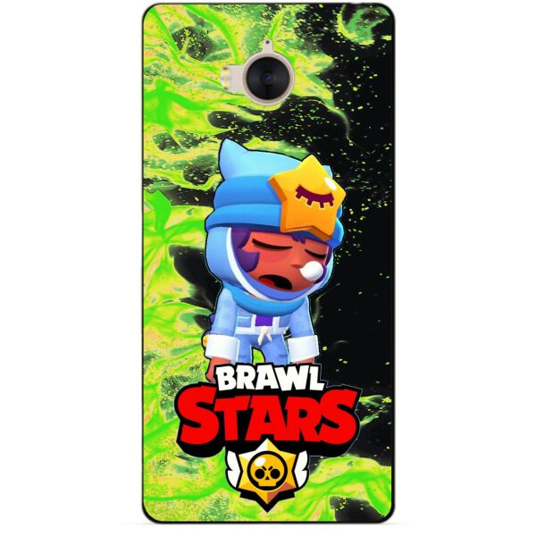 

Силиконовый бампер чехол Candy для Huawei Y5 2017 с Героем Brawl Stars Сонный Сэнди